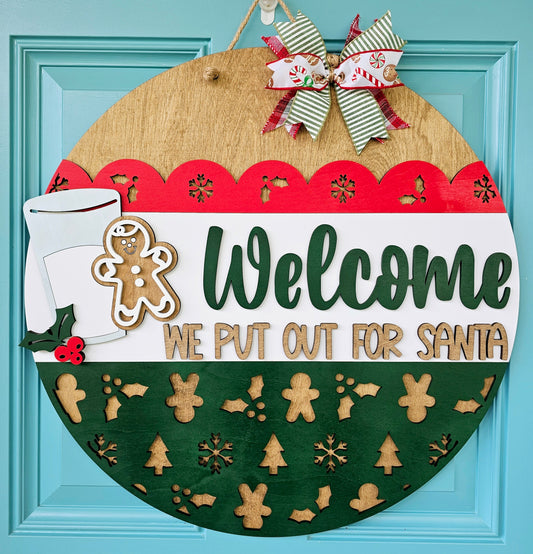 We put out for Santa Door Hanger-wholesale