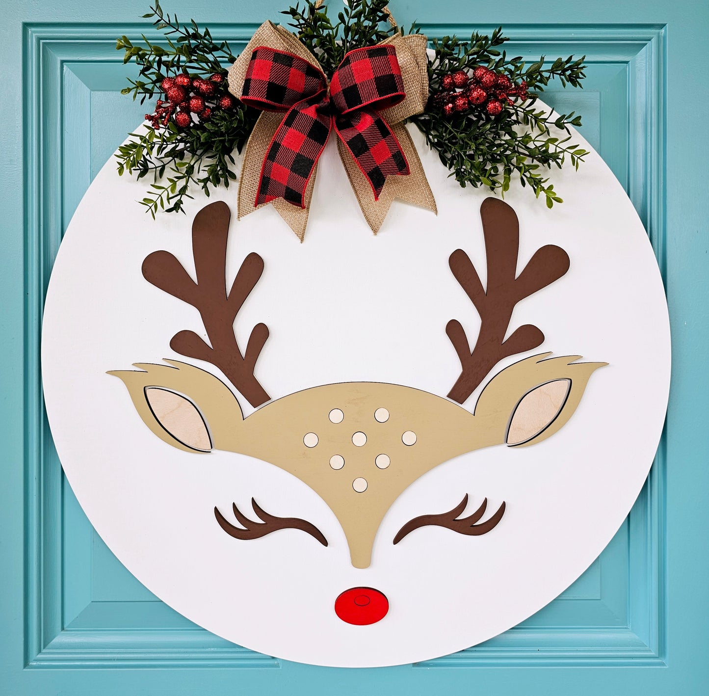 Reindeer Door Hanger