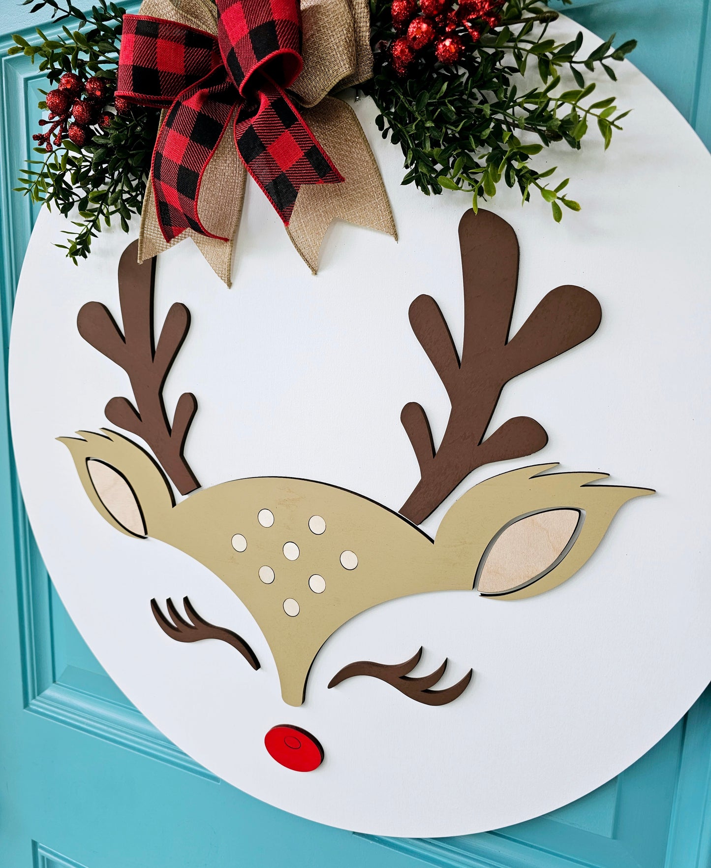 Reindeer Door Hanger