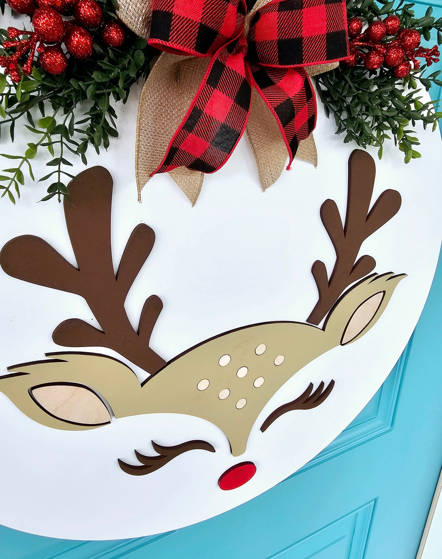 Reindeer Door Hanger