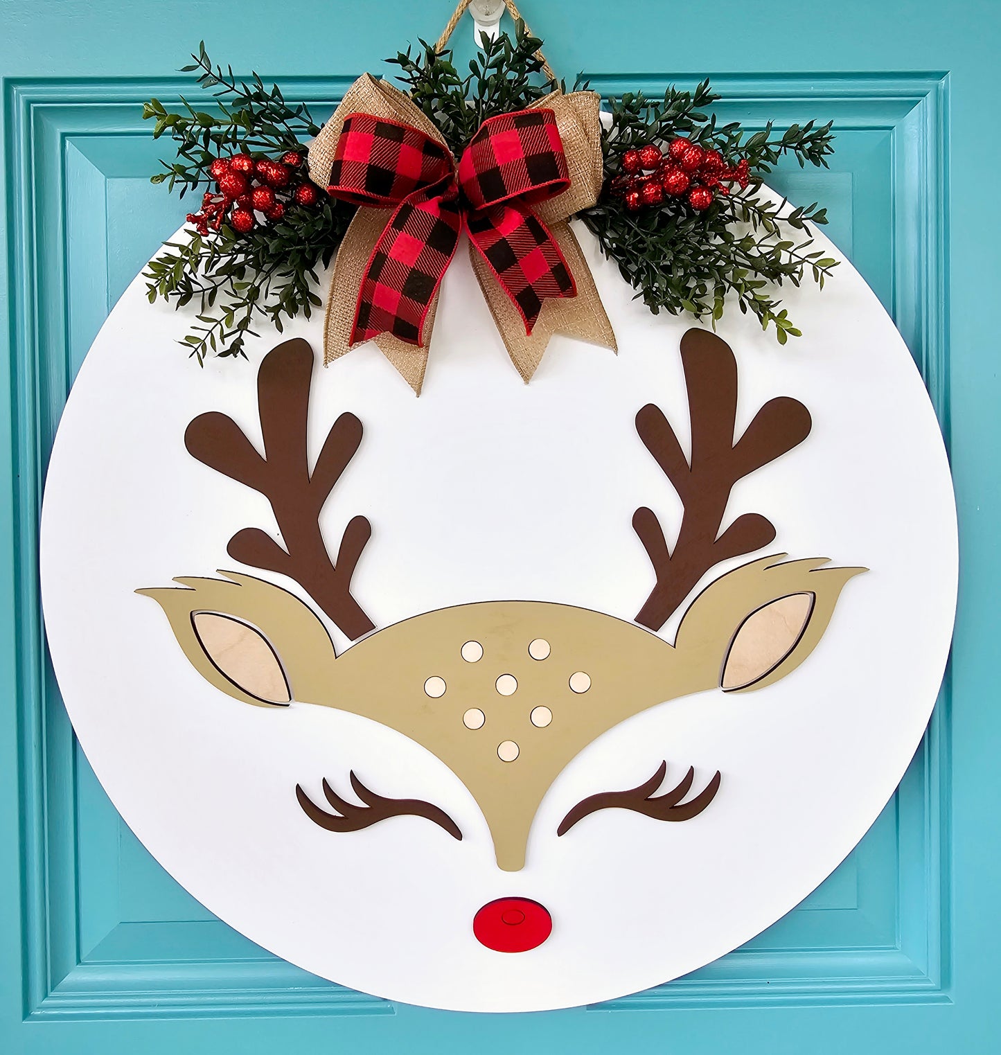 Reindeer Door Hanger