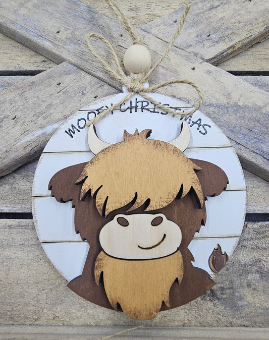 Highland Cow Ornaments