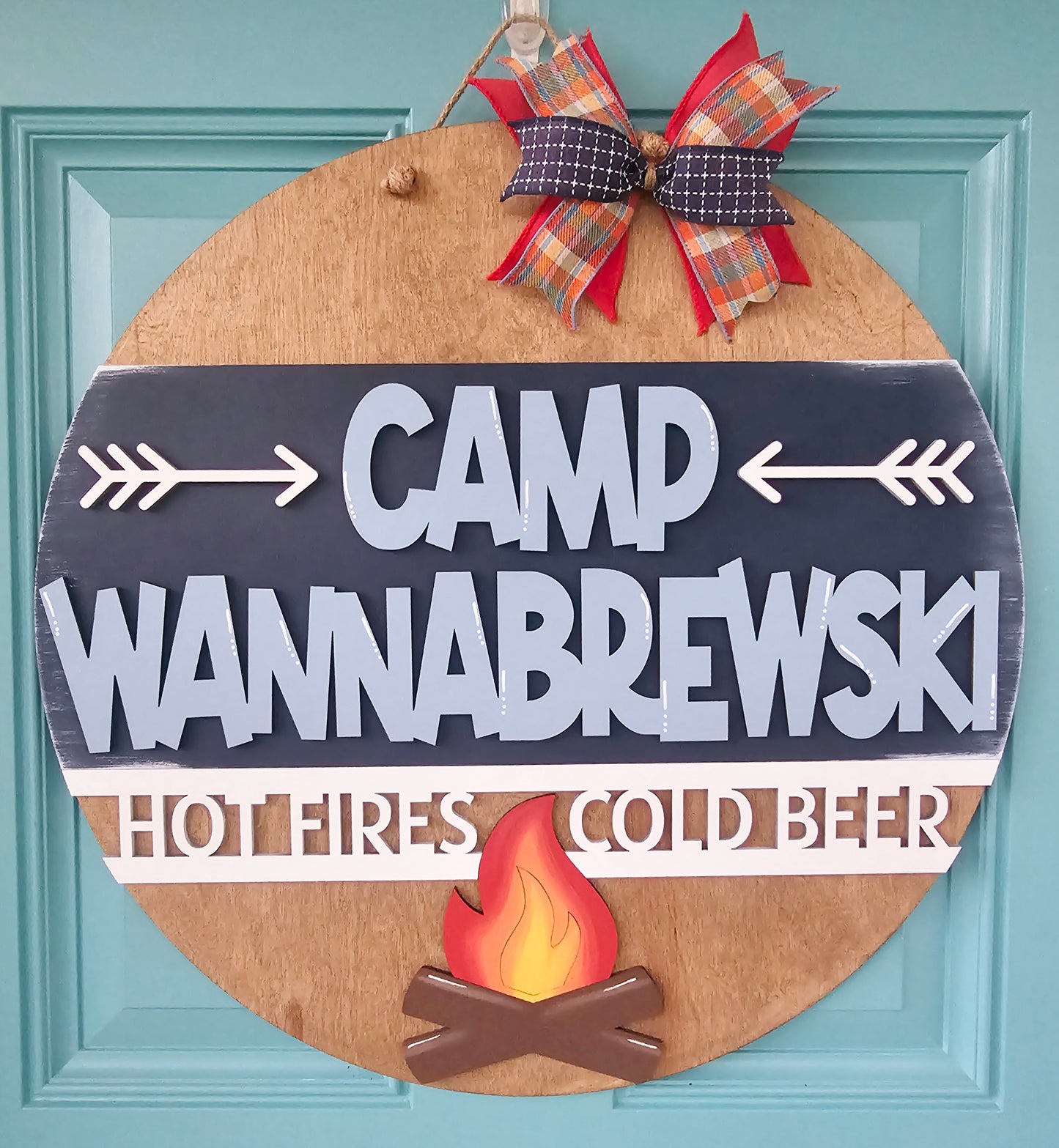 Camp Wannabrewski Door Hanger