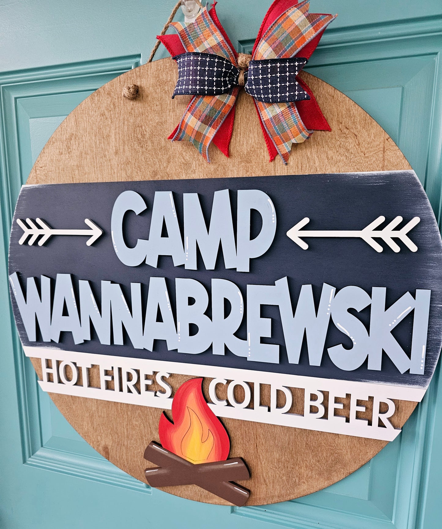 Camp Wannabrewski Door Hanger