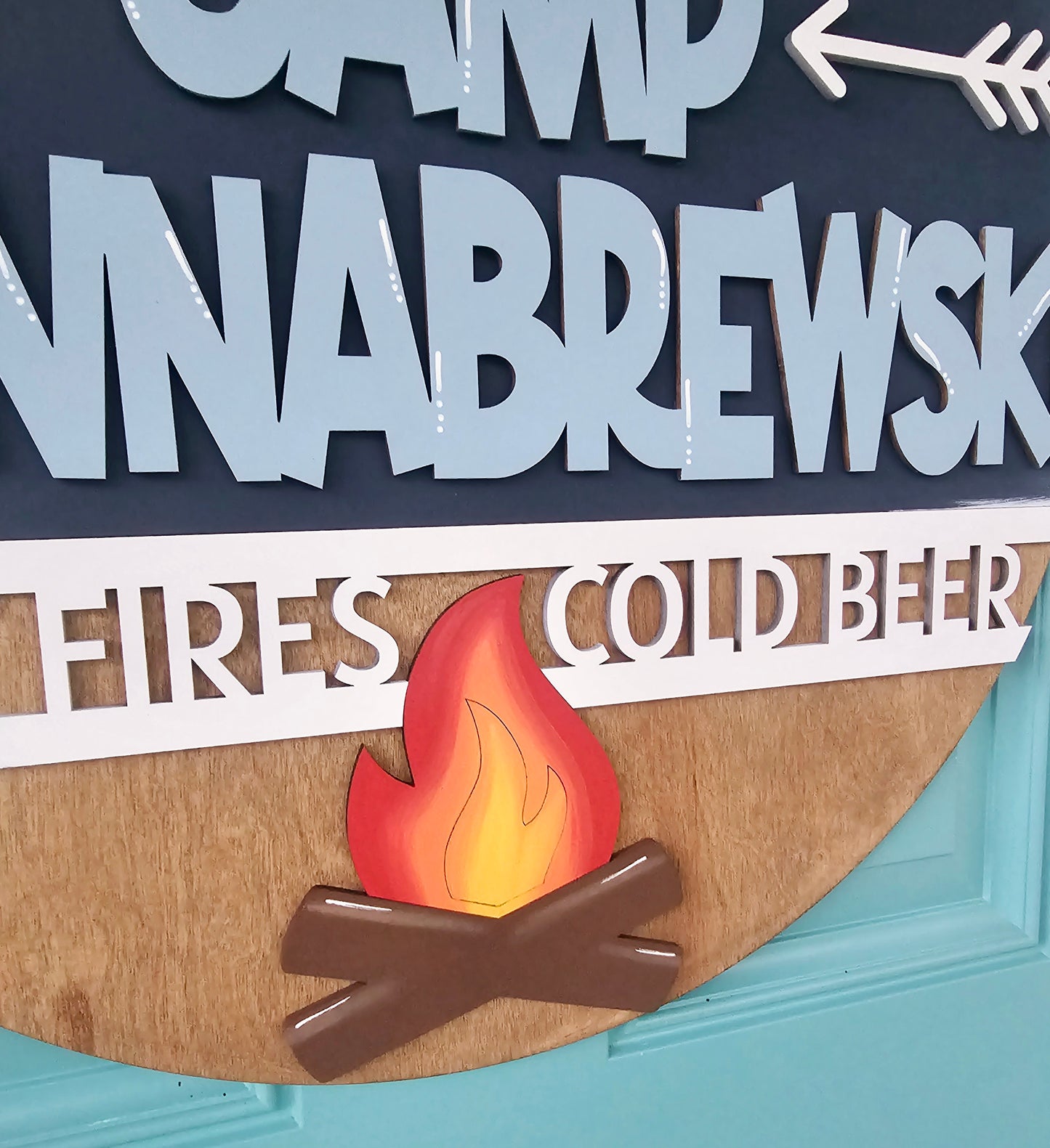 Camp Wannabrewski Door Hanger