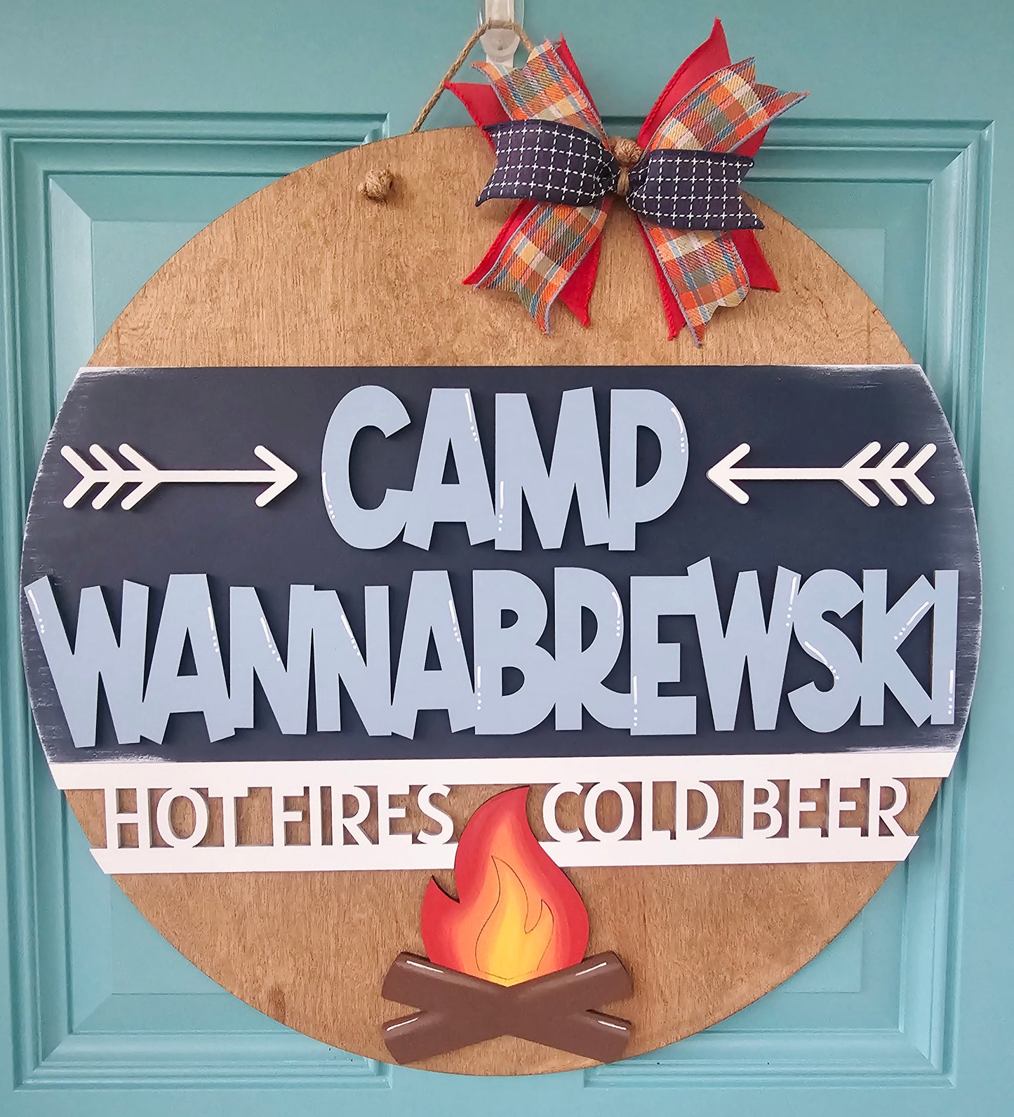 Camp Wannabrewski Door Hanger