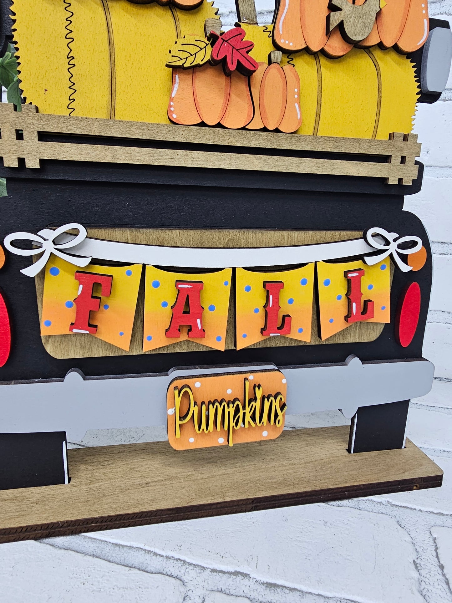 Fall Pumpkin Truck Inserts