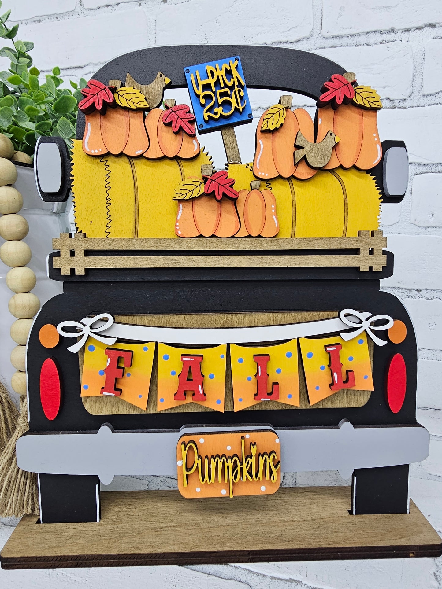 Fall Pumpkin Truck Inserts