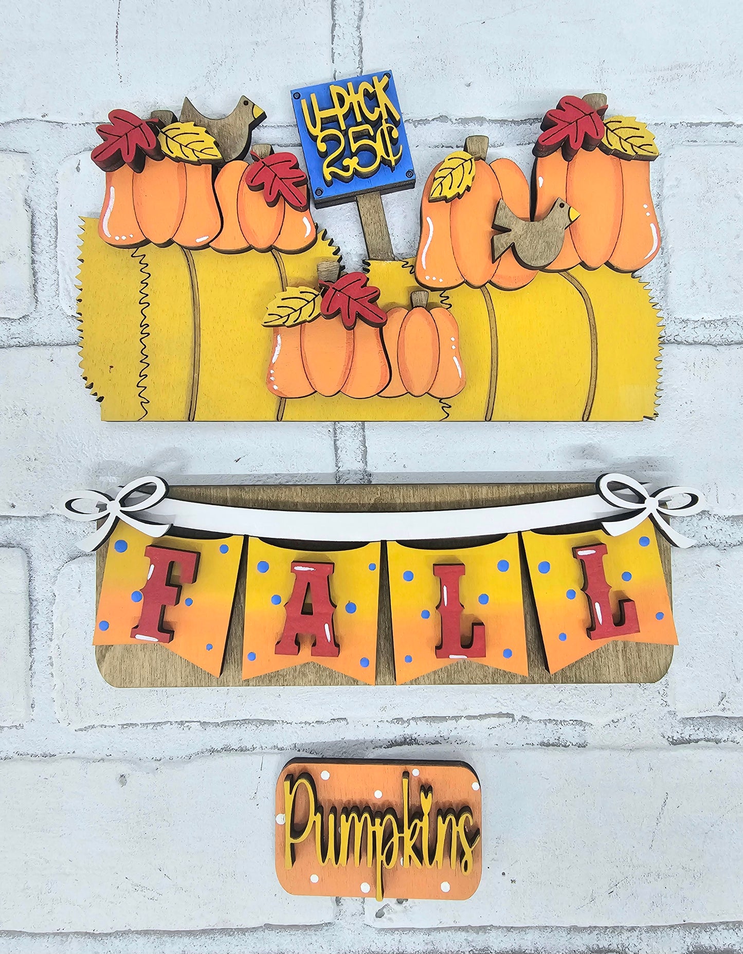 Fall Pumpkin Truck Inserts