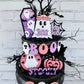 Retro Ghost Tiered Tray Set