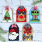 Christmas Tag Ornaments- Set of 5