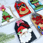 Christmas Tag Ornaments- Set of 5