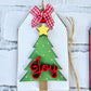 Christmas Tag Ornaments- Set of 5