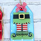 Christmas Tag Ornaments- Set of 5