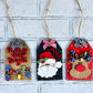 Christmas Tag Ornaments- Set of 5