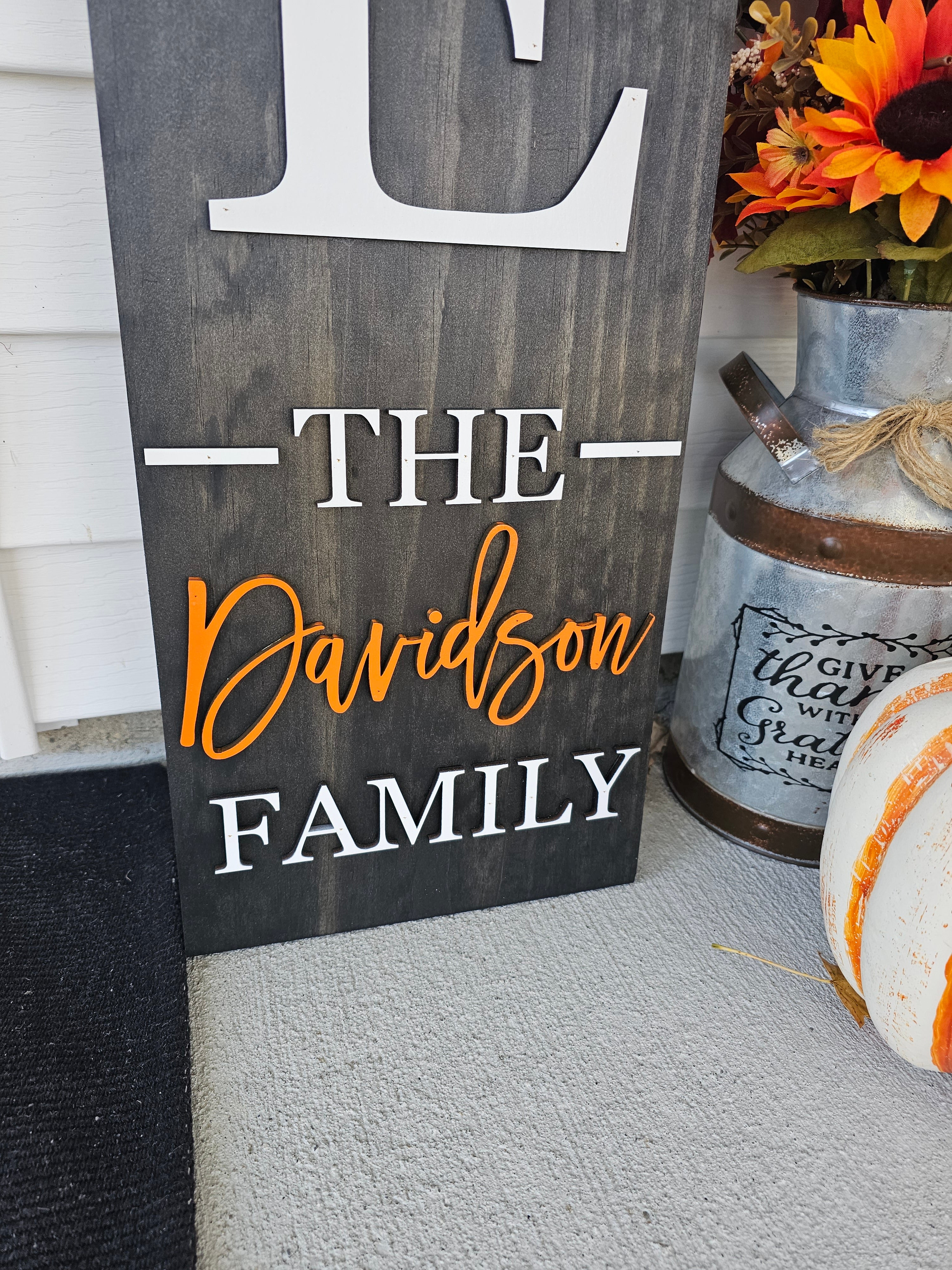 Harley Davidson Family Porch Leaner – Teal Moon Creations