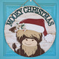 Mooey Christmas Door Hanger