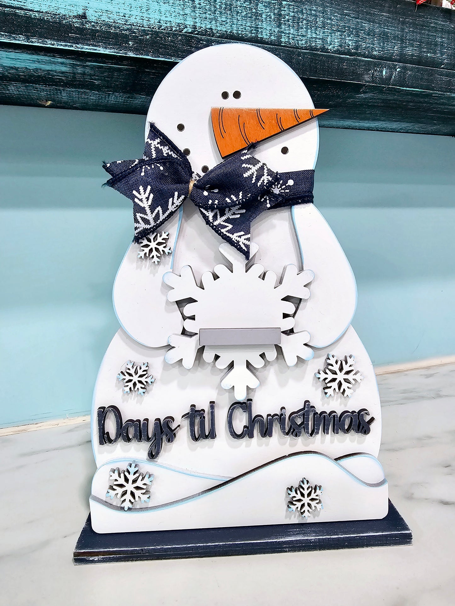 Snowman Christmas Countdown