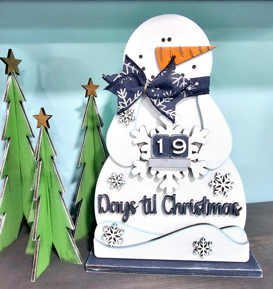 Snowman Christmas Countdown