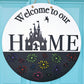 Welcome to our Home Mouse Door Hanger