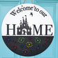 Welcome to our Home Mouse Door Hanger