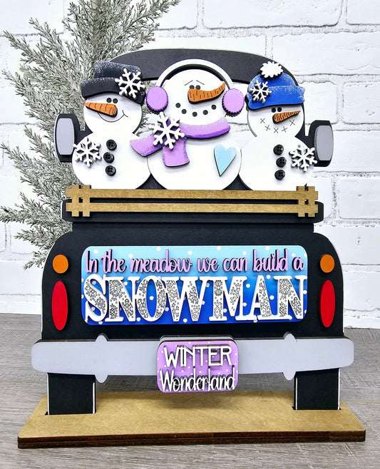 Snowmen Truck Insert-wholesale