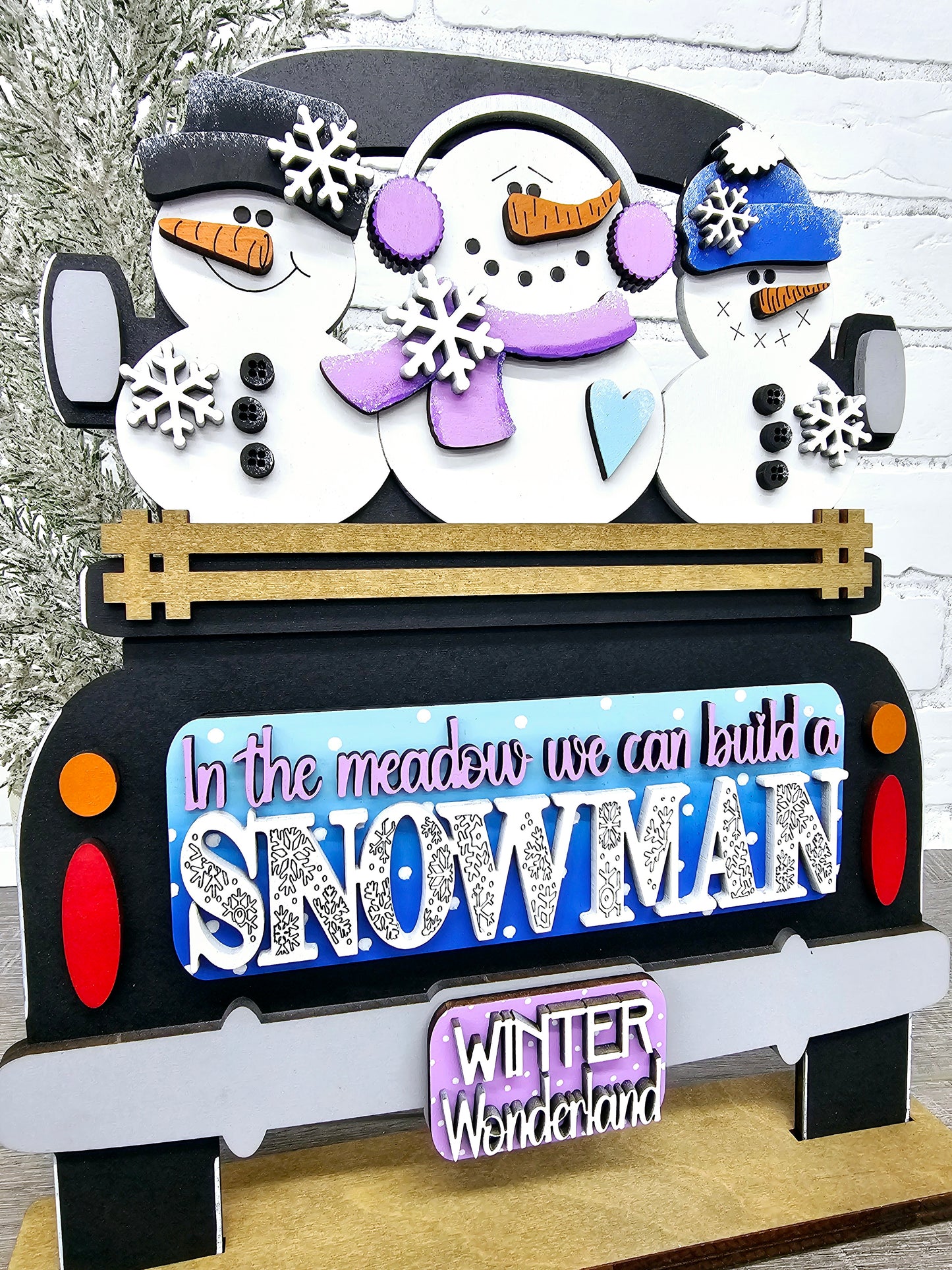 Snowmen Truck Insert