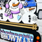 Snowmen Truck Insert