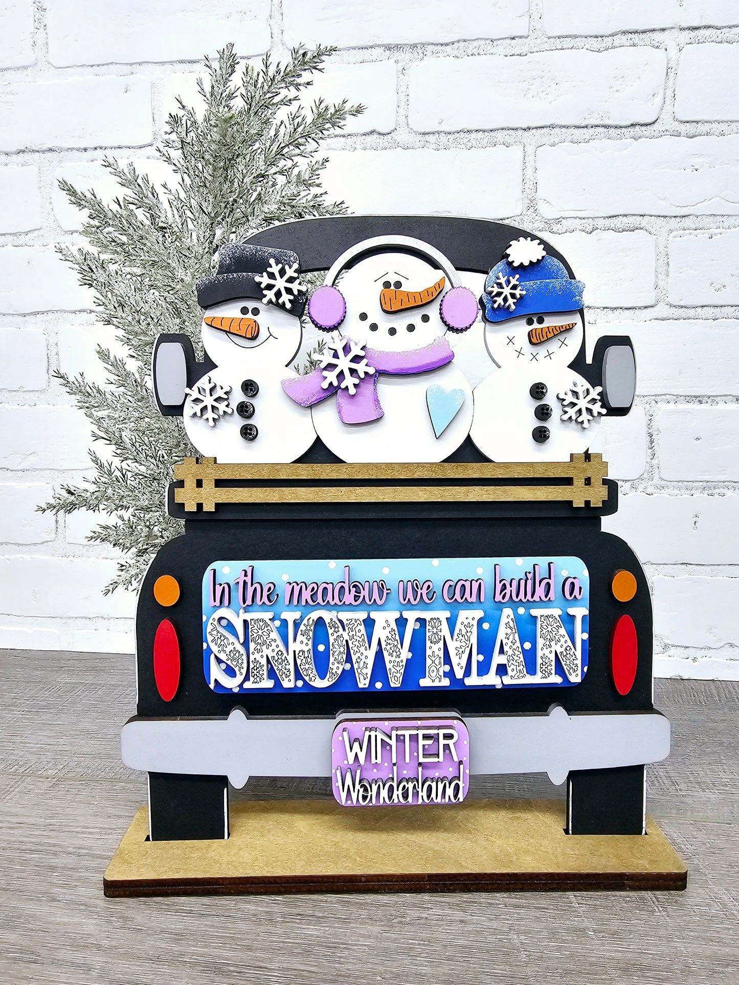 Snowmen Truck Insert