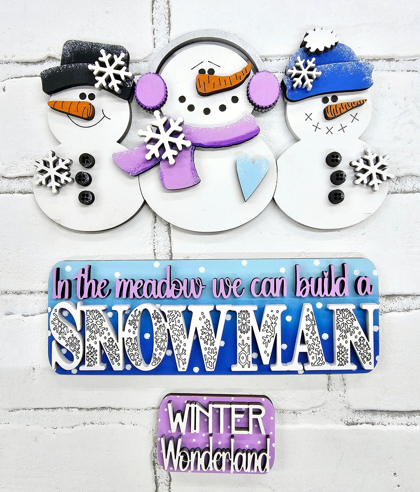 Snowmen Truck Insert