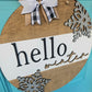 Hello Winter Neutral Door Hanger