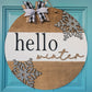 Hello Winter Neutral Door Hanger