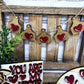 Valentine Cow Tiered Tray Set