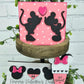 Mouse Valentines Day Tiered Tray Set