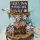 Snow Place Like Home Neutral Winter Tiered Tray Set