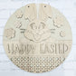 Happy Easter Cheerful Bunny Door Hanger