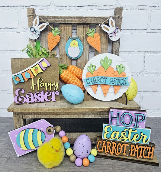 Traditional Easter Tiered Tray Set