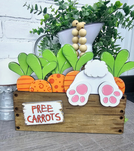 Free Carrots Easter Bunny Crate-wholesale