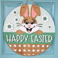 Happy Easter Cheerful Bunny Door Hanger