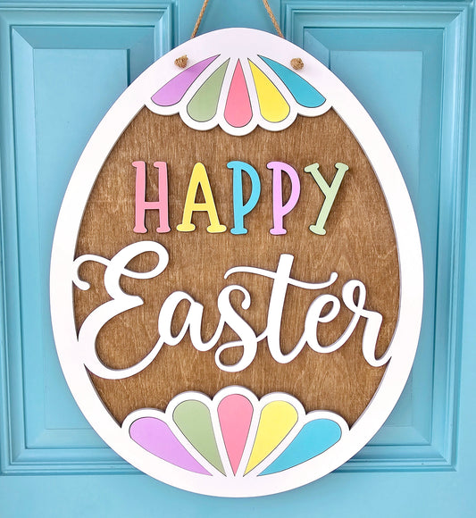 Happy Easter Egg Door Hanger-wholesale