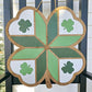 Clover Barn Quilt Door Hanger