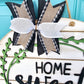 Home Sweet Home Greenery Door Hanger