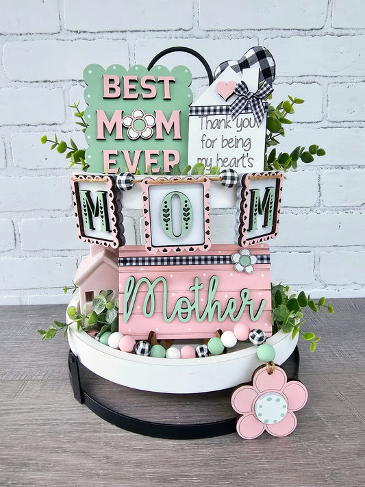 Mother's Day Tiered Tray Set