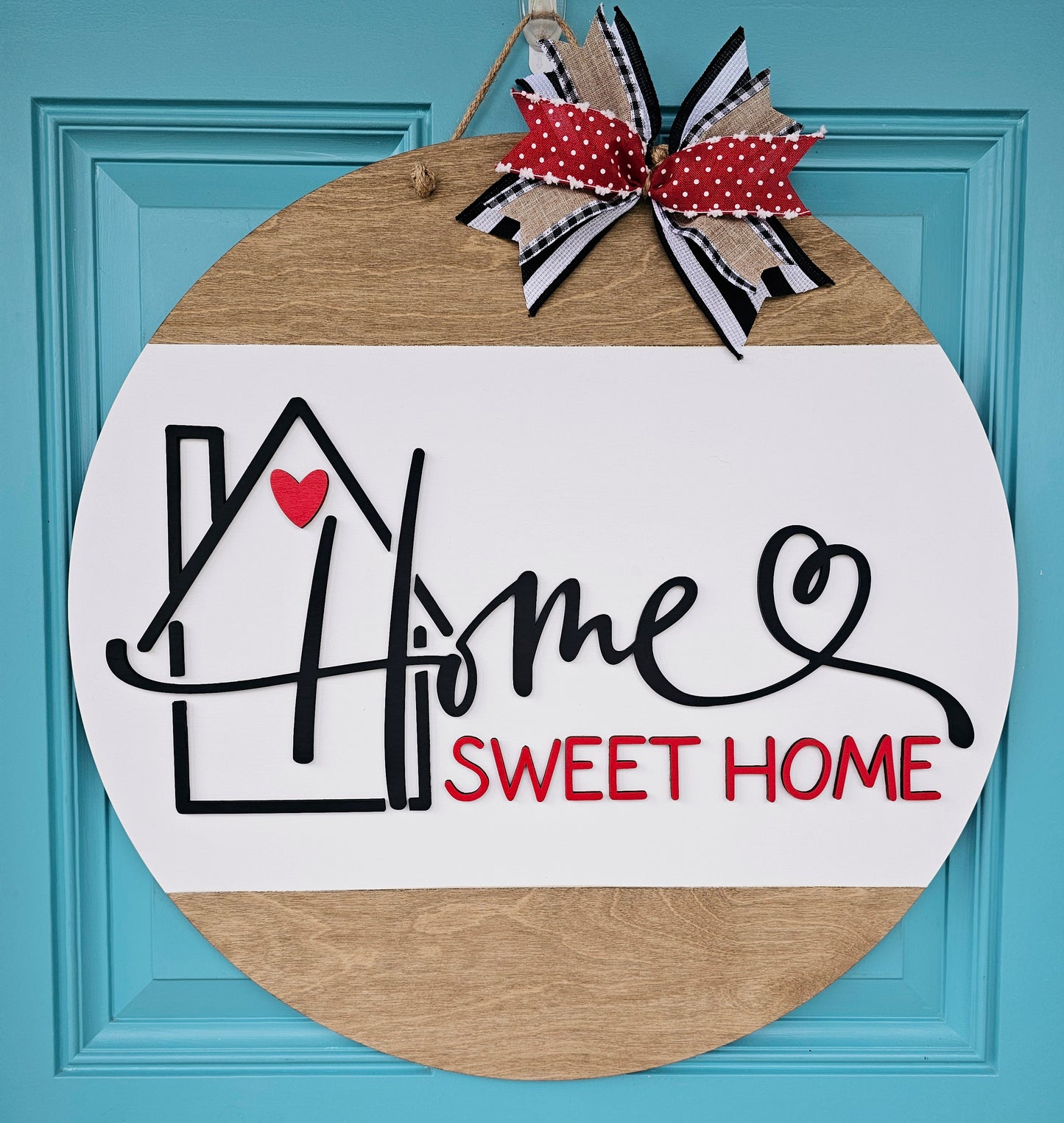 Home Sweet Home House Door Hanger