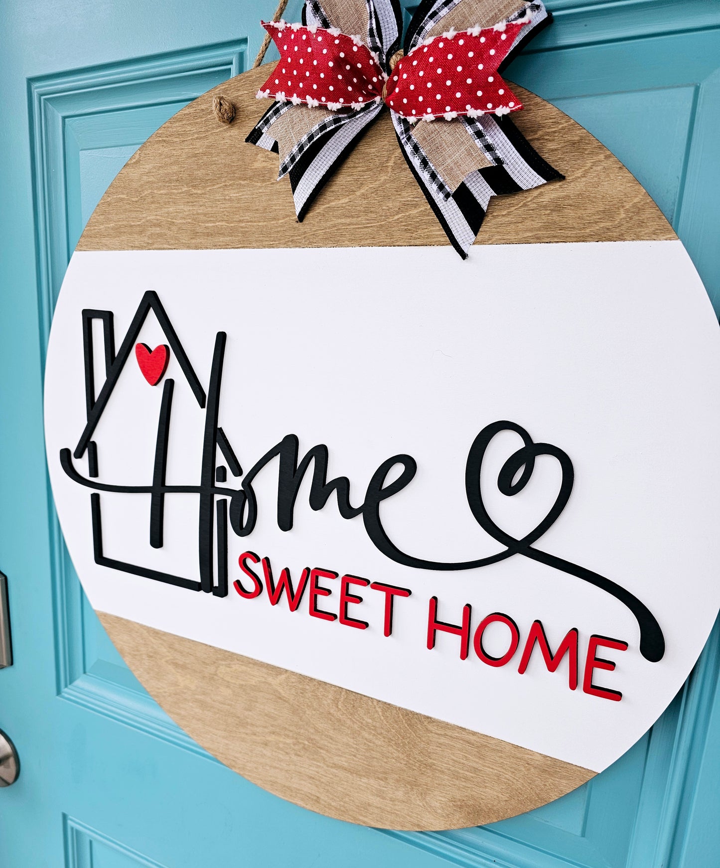 Home Sweet Home House Door Hanger