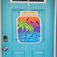 Palm Tree Mason Jar Door Hanger