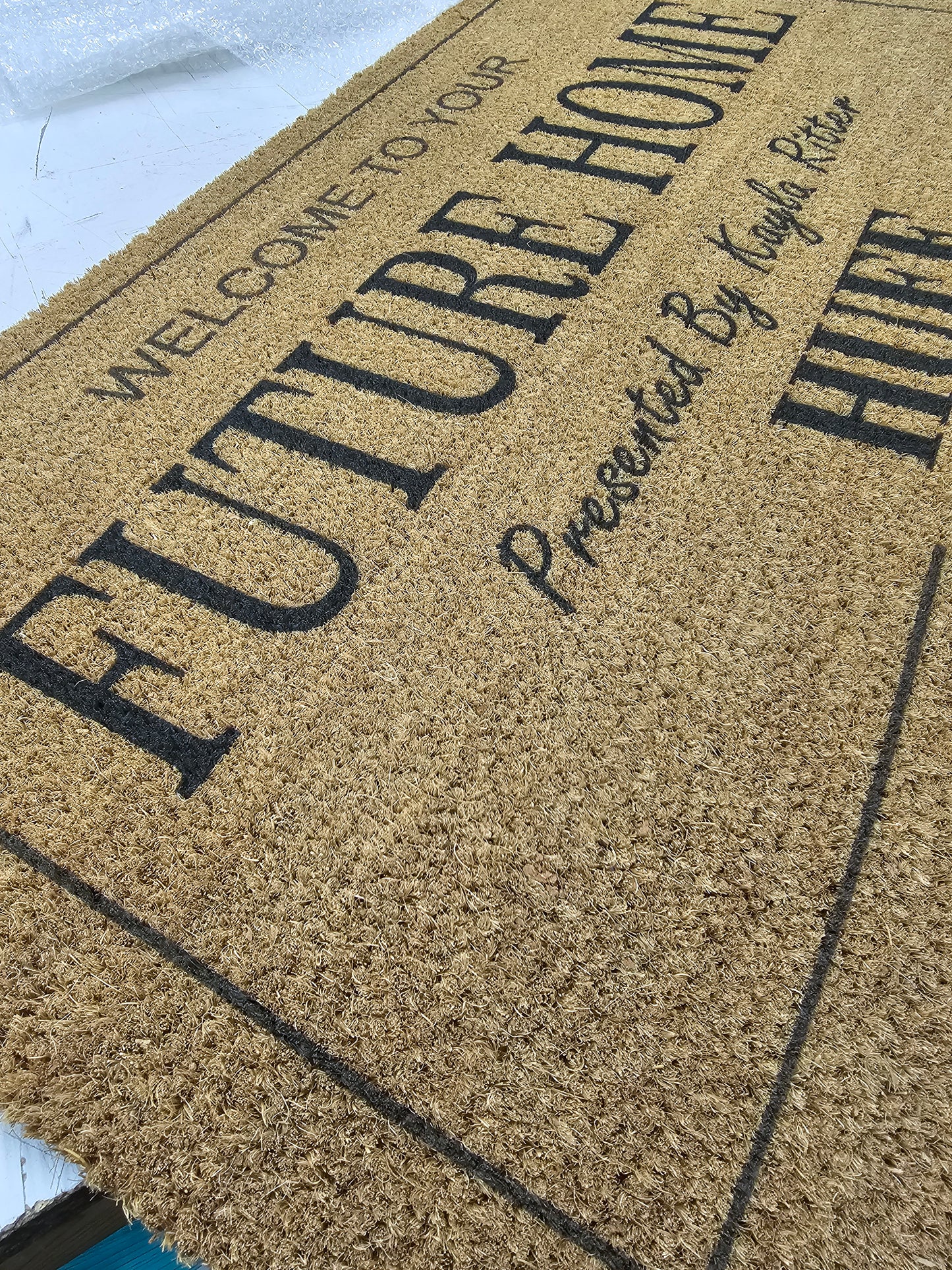 Welcome to your Future Home Realtor Doormat