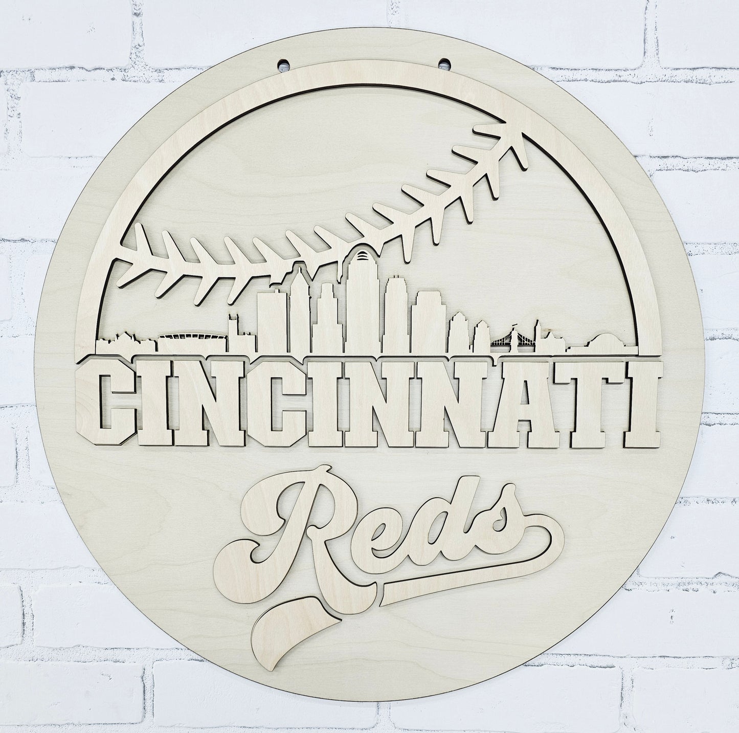 Cincinnati Reds Door Hanger