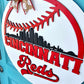 Cincinnati Reds Door Hanger