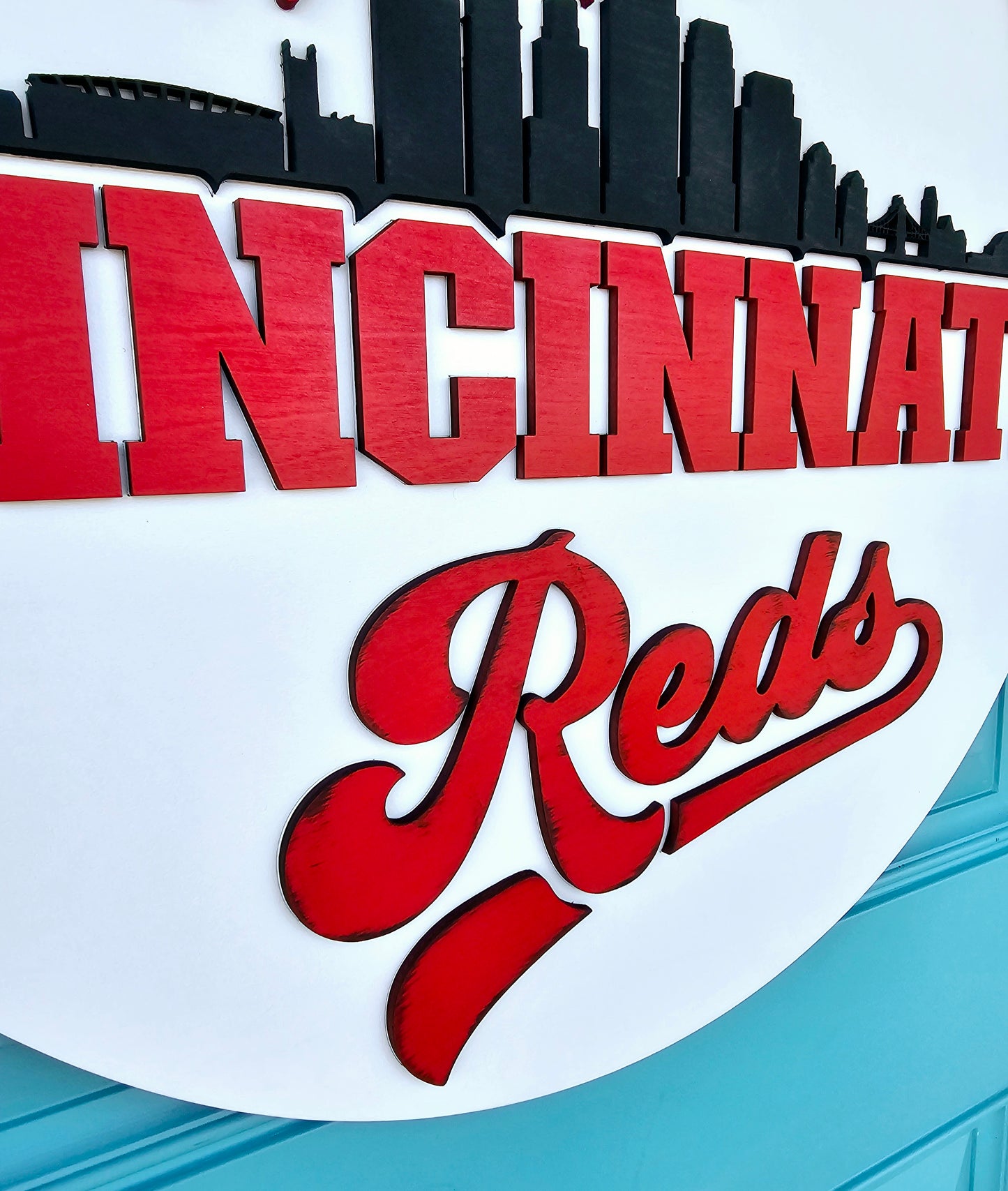 Cincinnati Reds Door Hanger